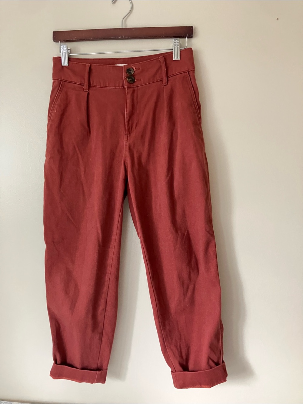 a new day Rust Red Chino Pants